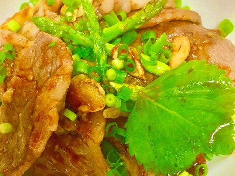 牛カルビ丼♪　～わさび醬油で～